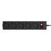 Сетевой фильтр питания LogicPower LP-X5 PREMIUM, 2m black (9583) изображение 2