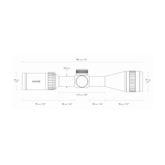 Оптический прицел Hawke Airmax 4-12x40 AO (AMX) (13130) изображение 5