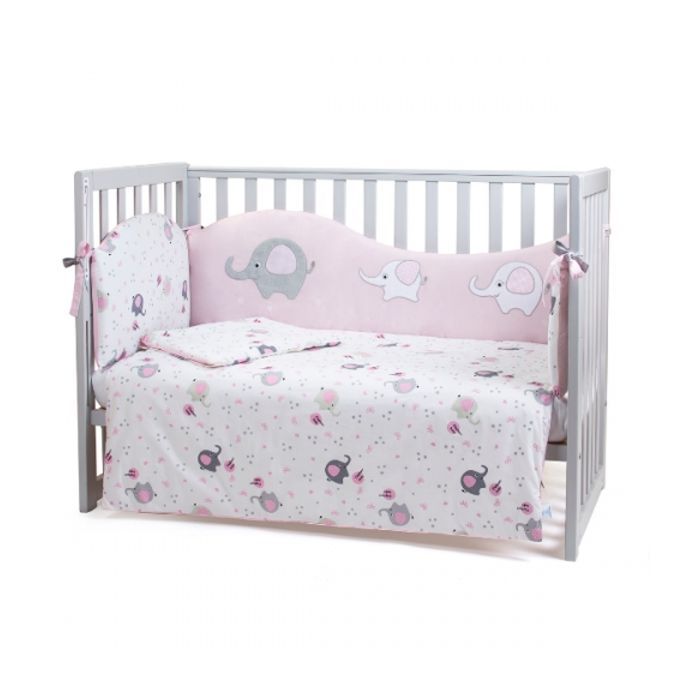 Дитячий постільний набір Верес Змінний Elephant family pink (3 од.) (153.3.16) зображення 2