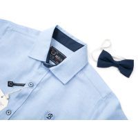 Рубашка детская Breeze с бабочкой (G-314-152B-blue) изображение 4