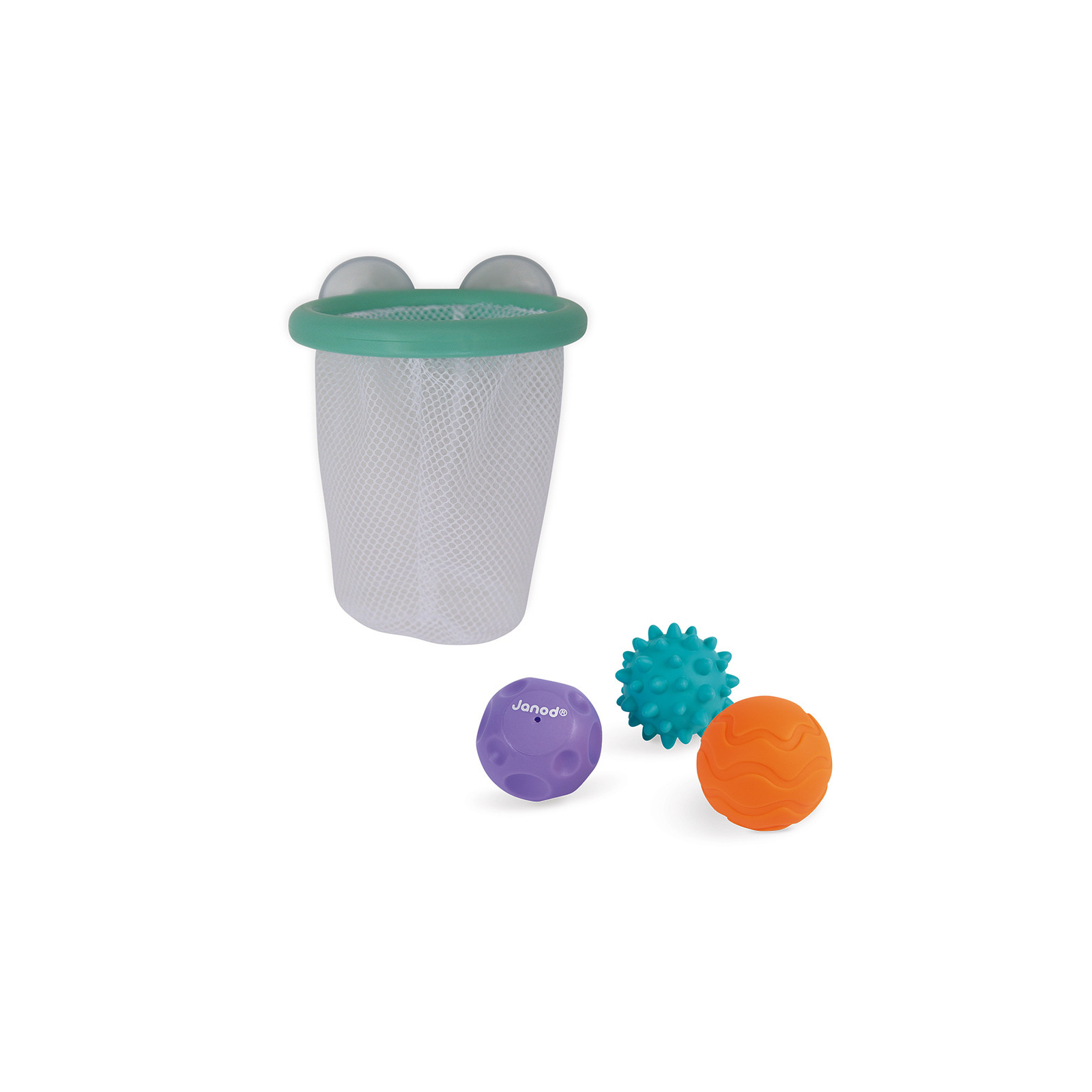 Іграшка для ванної Janod Корзина з м'ячиками (J04708) зображення 2