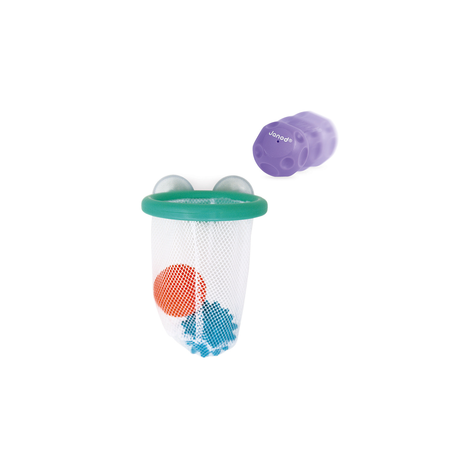 Іграшка для ванної Janod Корзина з м'ячиками (J04708) зображення 3