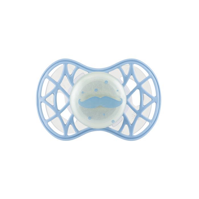 Пустушка Nuvita Air55 Cool 6m+ симетрична (світиться в темряві) (NV7085GM)