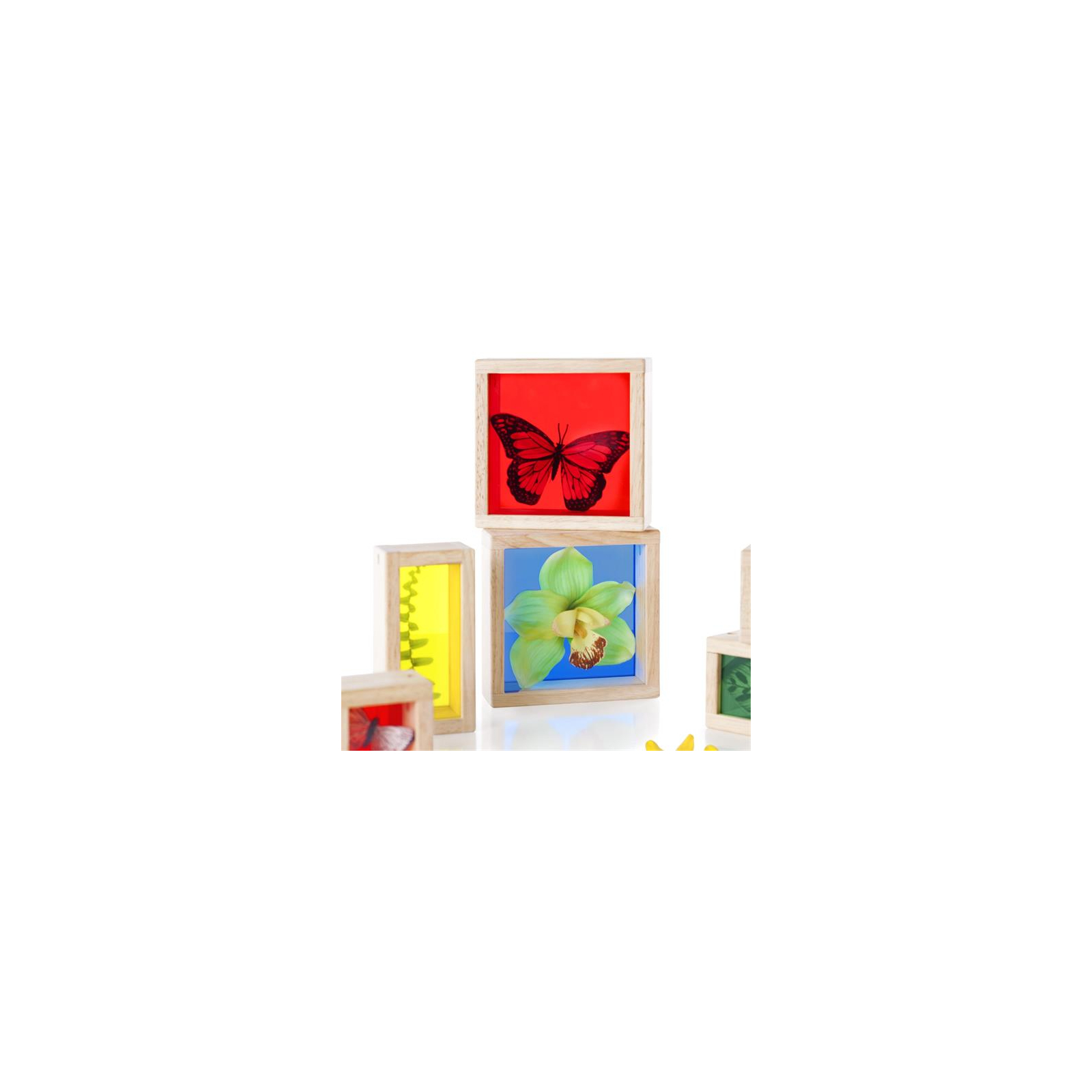 Игровой набор Guidecraft Набор блоков Natural Play Сокровища в ящиках разноцветный (G3085) изображение 4