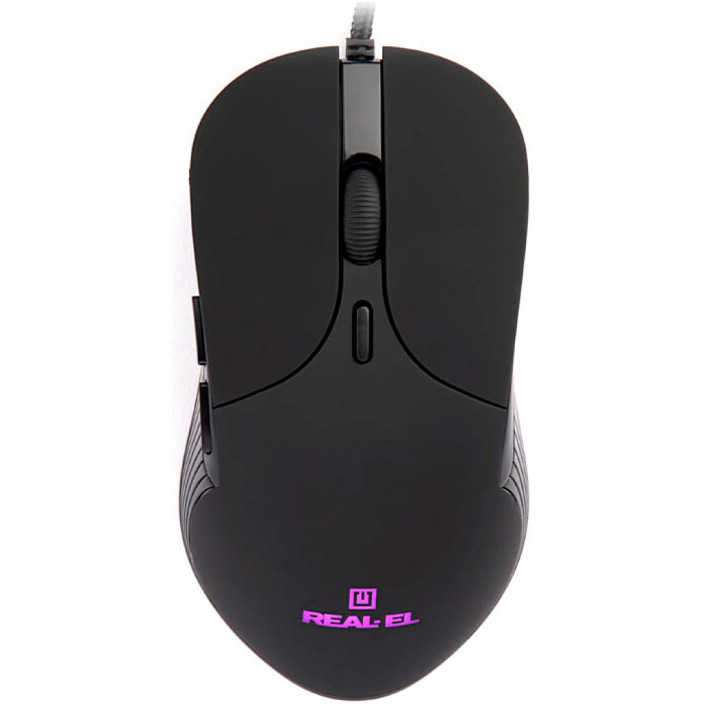 Мишка REAL-EL RM-295 USB Black зображення 4