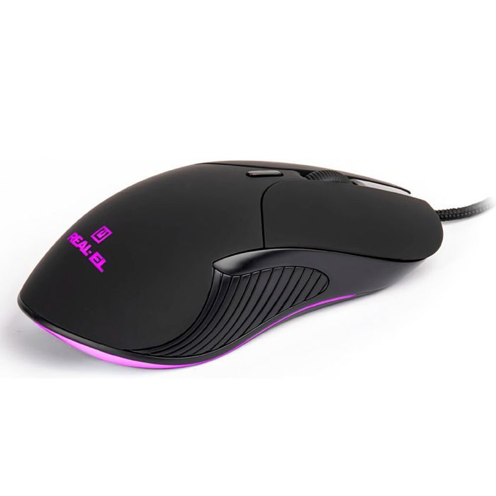 Мышка REAL-EL RM-295 USB Black изображение 5