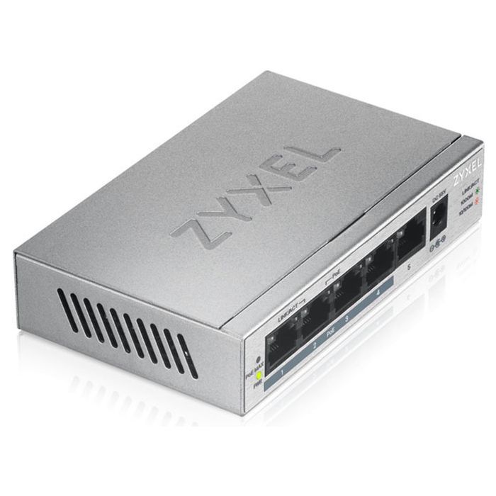 Коммутатор сетевой ZyXel GS1005HP-EU0101F изображение 2