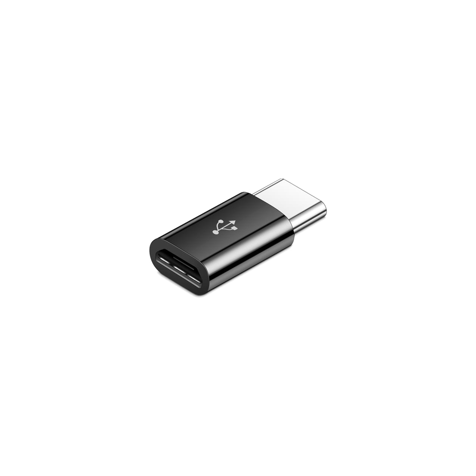 Перехідник Micro USB to Type-C black XoKo (XK-AC014-BK) зображення 2