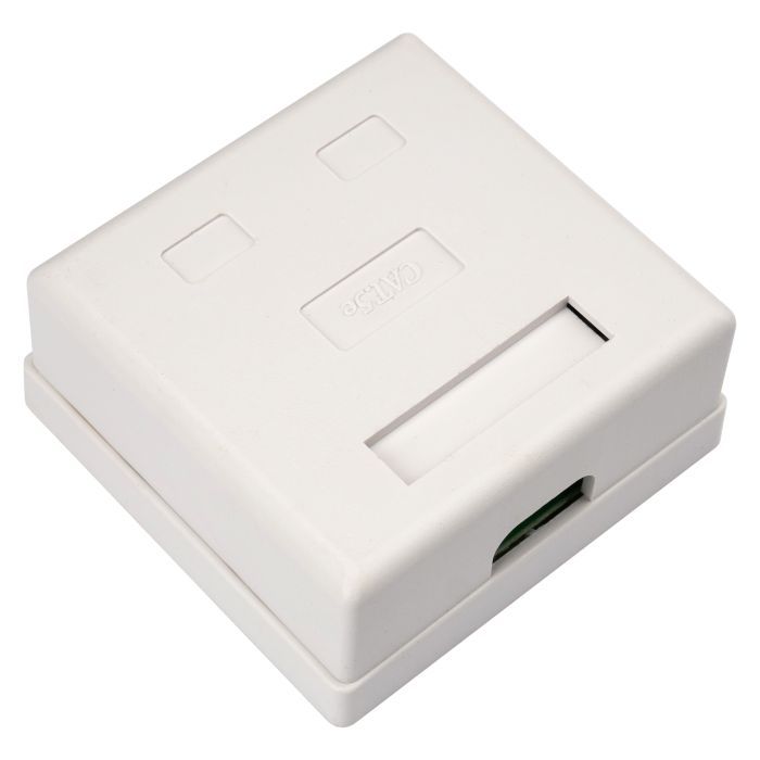 Компьютерная розетка RJ45x2 UTP cat.5e 8P8C Vinga (VCPRJ45O2) изображение 2