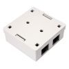 Компьютерная розетка RJ45x2 UTP cat.5e 8P8C Vinga (VCPRJ45O2) изображение 3