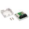 Компьютерная розетка RJ45x2 UTP cat.5e 8P8C Vinga (VCPRJ45O2) изображение 4