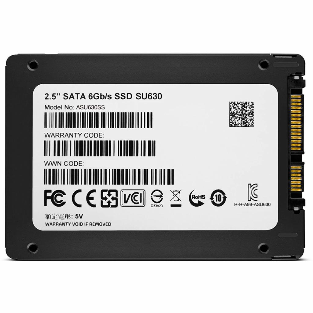 Накопитель SSD 2.5" 240GB ADATA (ASU630SS-240GQ-R) изображение 5