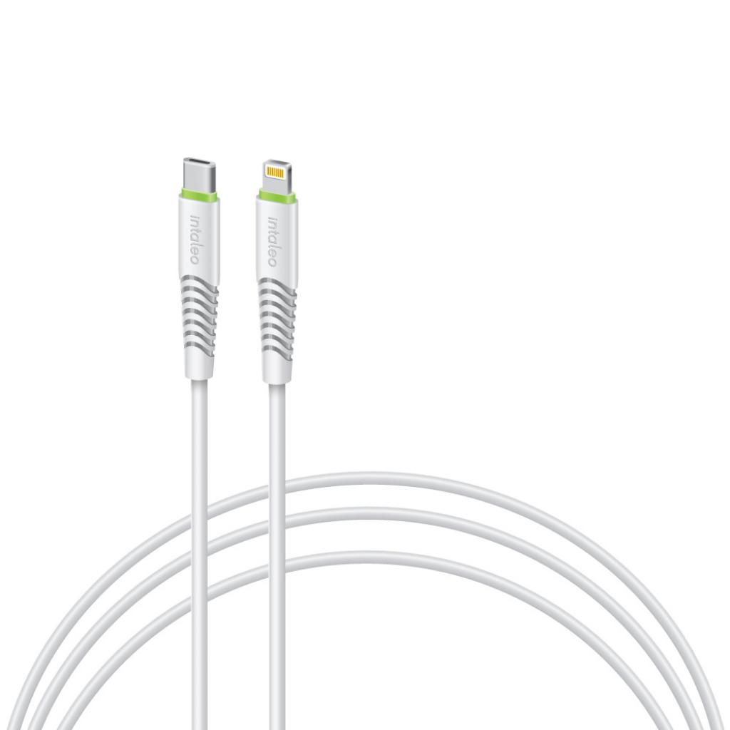 Дата кабель USB-C to Lightning 18W 1,2m CBFLEXTL1 white Intaleo (1283126504099)