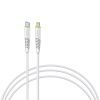 Дата кабель USB-C to Lightning 1.2m 18W white Intaleo (1283126504099)