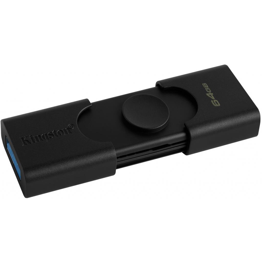 USB флеш накопитель Kingston 64GB DataTraveler Duo USB 3.2 Gen1/Type-C (DTDE/64GB) изображение 5