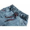 Шорты A-Yugi джинсовые на резинке (2757-122B-blue) изображение 3