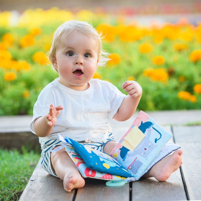 Розвиваюча іграшка Taf Toys книжка для візочка - Що вдягне ведмедик Пол (12605) зображення 7