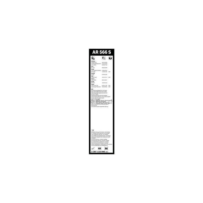 Щітка склоочисника Bosch 3 397 118 990 зображення 5