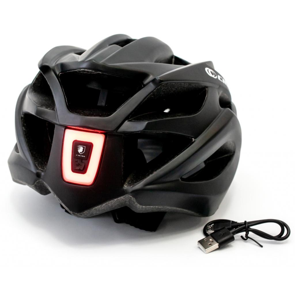Шлем Cigna WT-059 L 58-61см Black + LED (HEAD-052) изображение 2