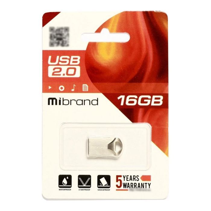 USB флеш накопитель Mibrand 64GB Hawk Gold USB 2.0 (MI2.0/HA64M1G) изображение 2