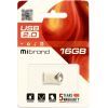 USB флеш накопитель Mibrand 16GB Hawk Silver USB 2.0 (MI2.0/HA16M1S) изображение 2