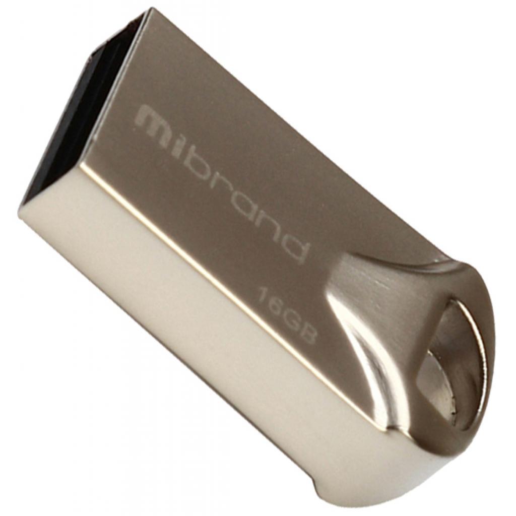 USB флеш накопичувач Mibrand 16GB Hawk Silver USB 2.0 (MI2.0/HA16M1S)
