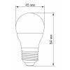 Лампочка Videx G45e 3.5W E27 4100K 220V (VL-G45e-35274) зображення 3