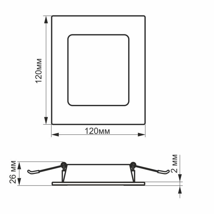 Світильник Videx LED 6W 5000K 220V (VL-DLBS-065) зображення 5