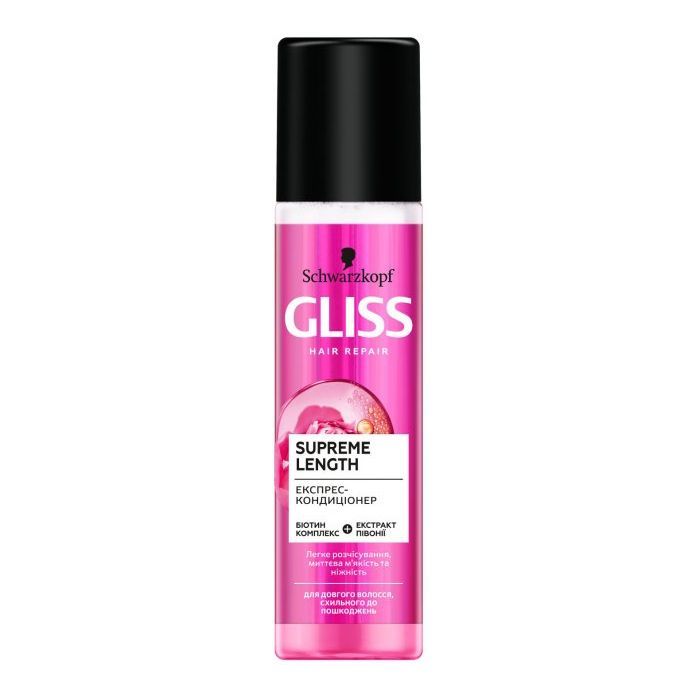 Кондиціонер для волосся Gliss експрес Supreme Length 200 мл (9000101201376)