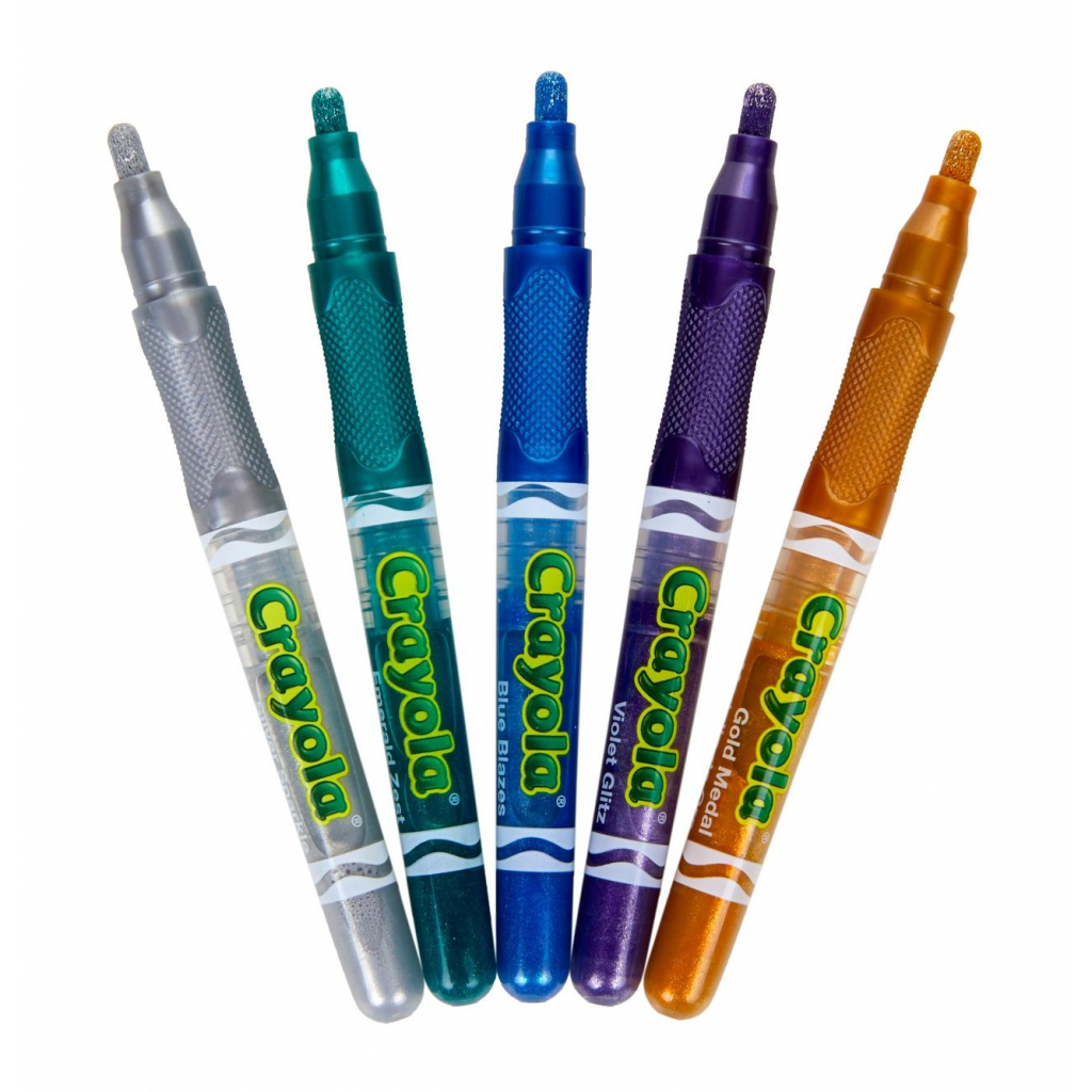 Фломастеры Crayola Набор с блестками 5 шт (256354.012) изображение 2