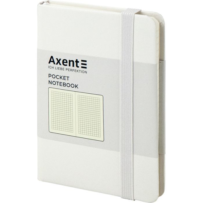 Книга записная Axent Partner 95х140 мм в клетку 96 листов Белая (8301-21-A) изображение 2