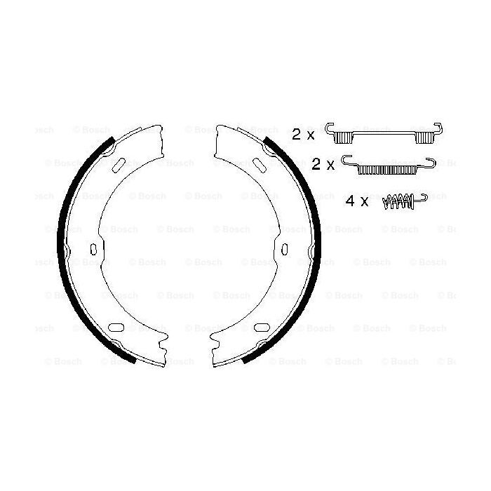 Гальмівні колодки Bosch 0 986 487 720 зображення 5