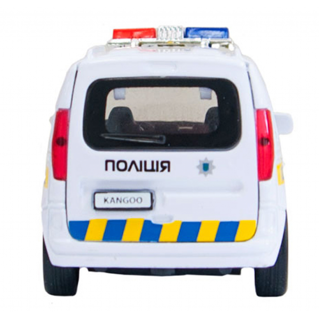 Машина Технопарк Renault Kangoo Полиция Украины (KANGOO-P(FOB)) изображение 4