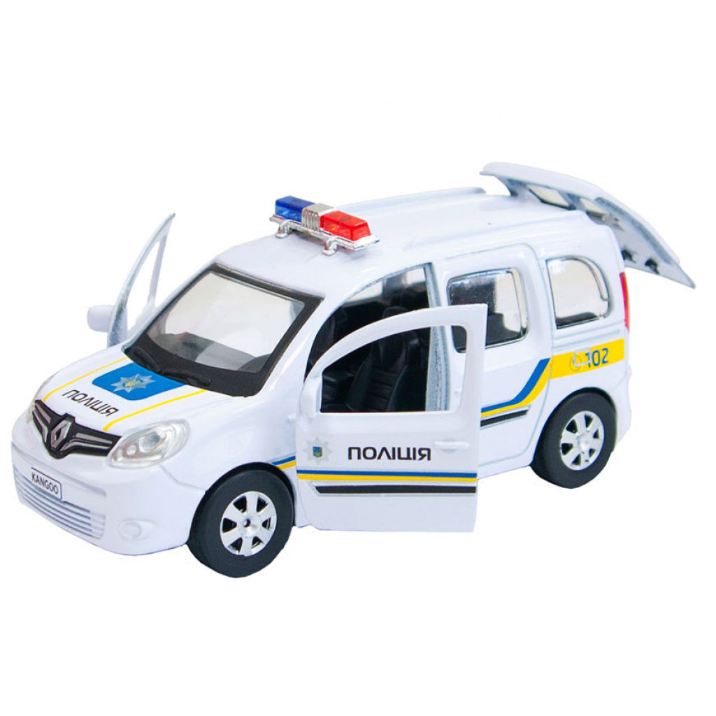 Машина Технопарк Renault Kangoo Полиция Украины (KANGOO-P(FOB)) изображение 6