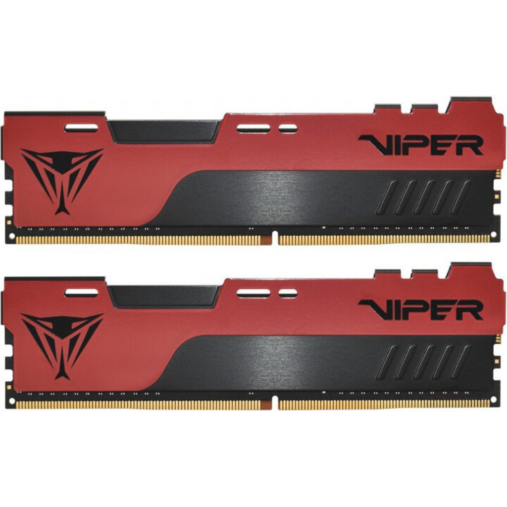 Модуль памяти для компьютера DDR4 16GB (2x8GB) 3200 MHz Viper Elite II Red Patriot (PVE2416G320C8K)