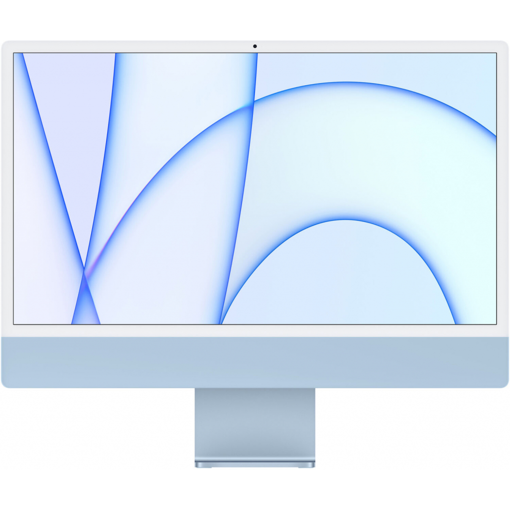 Компьютер Apple A2439 24" iMac Retina 4.5K / Apple M1 with 7-core GPU, 256SSD, Blue (MJV93UA/A)