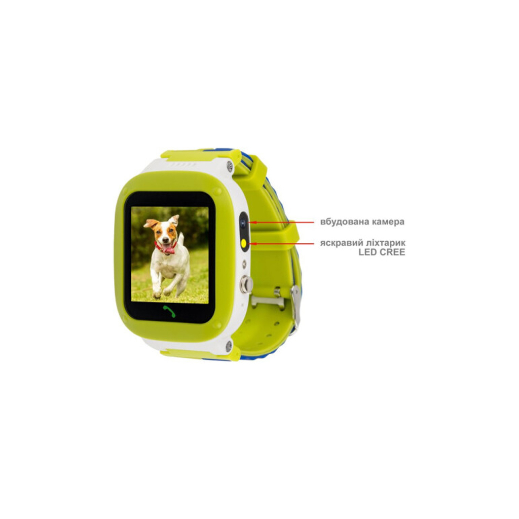 Смарт-часы Amigo GO004 Splashproof Camera+LED Green (856042) изображение 4