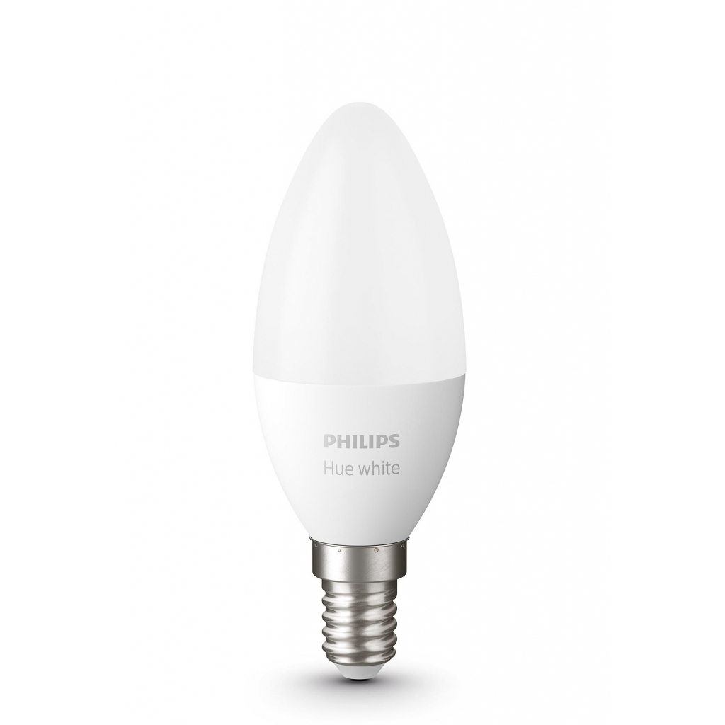 Умная лампочка Philips Hue E14, White, BT, DIM, 2шт (929002039904) изображение 3