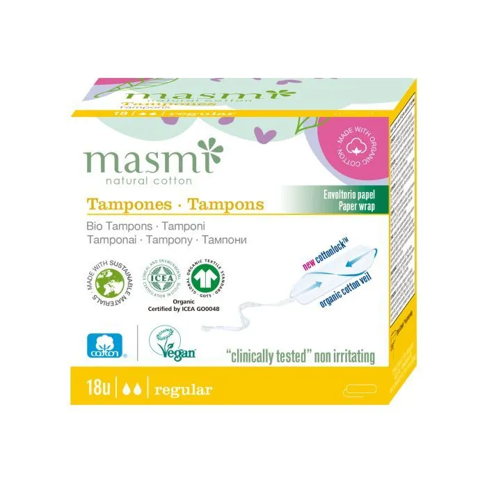 Тампони Masmi Regular без аплікатора 18 шт. (8432984000516)