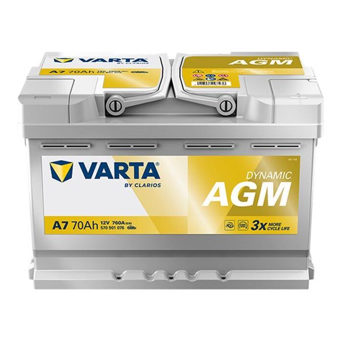 Акумулятор автомобільний Varta Silver Dynamic 70Аh (570901076)