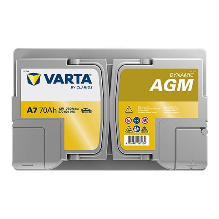 Акумулятор автомобільний Varta Silver Dynamic 70Аh (570901076) зображення 2