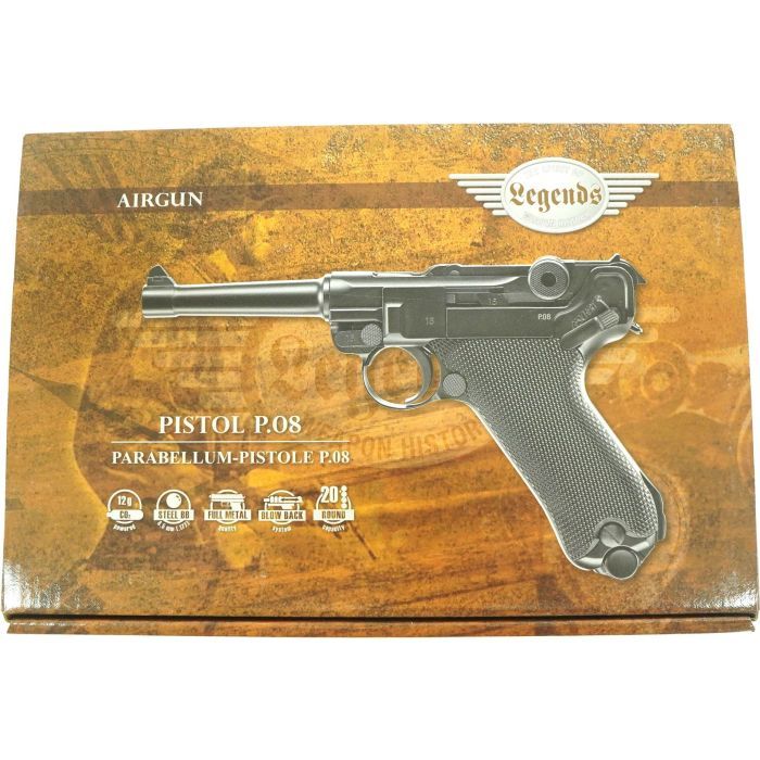 Пневматичний пістолет Umarex Legends Luger P08 Blowback (5.8142) зображення 11