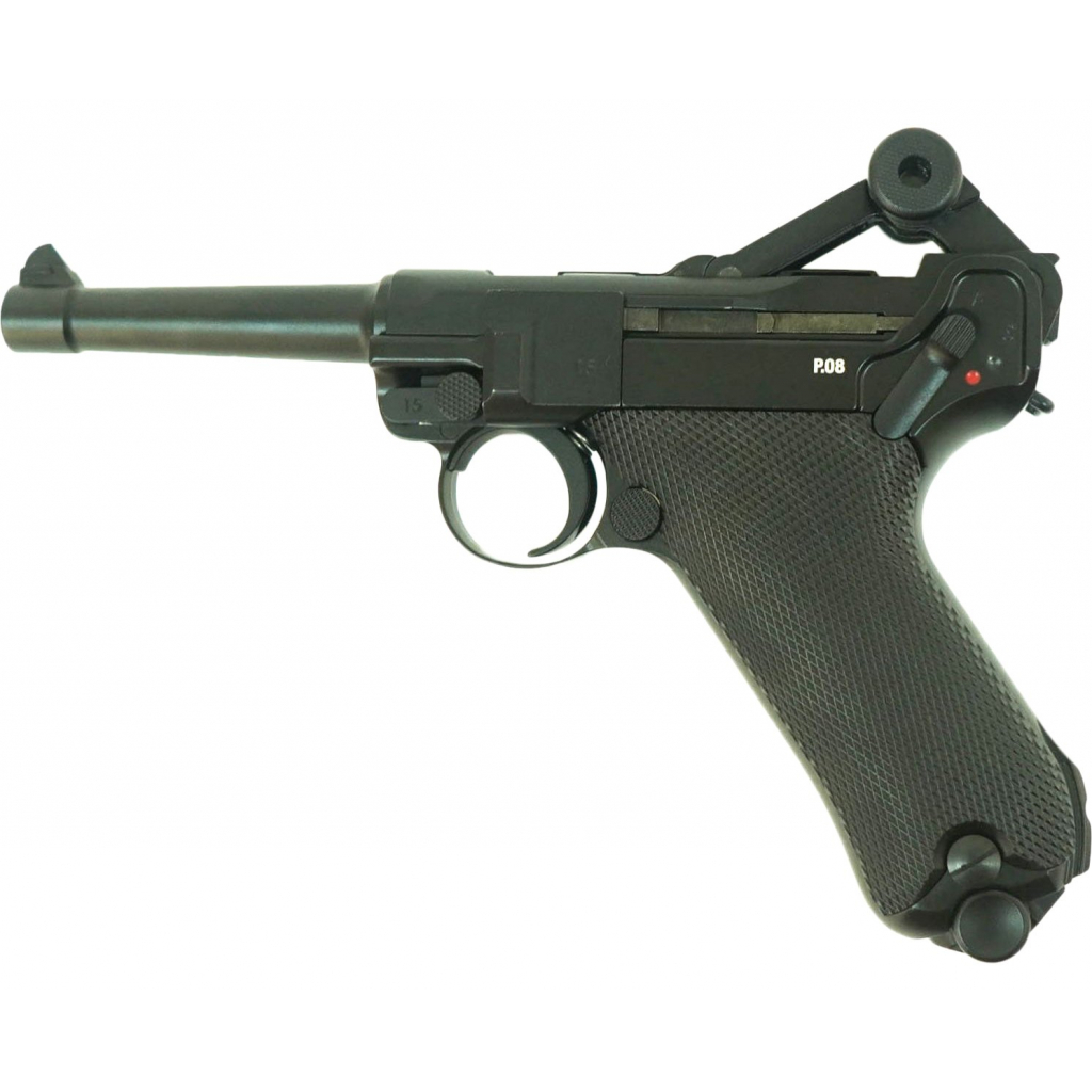 Пневматичний пістолет Umarex Legends Luger P08 Blowback (5.8142) зображення 5