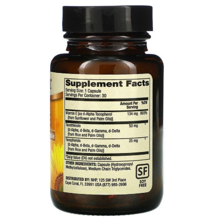 Витамин Dr. Mercola Витамин E, Vitamin E, 30 капсул (MCL-01508) изображение 2