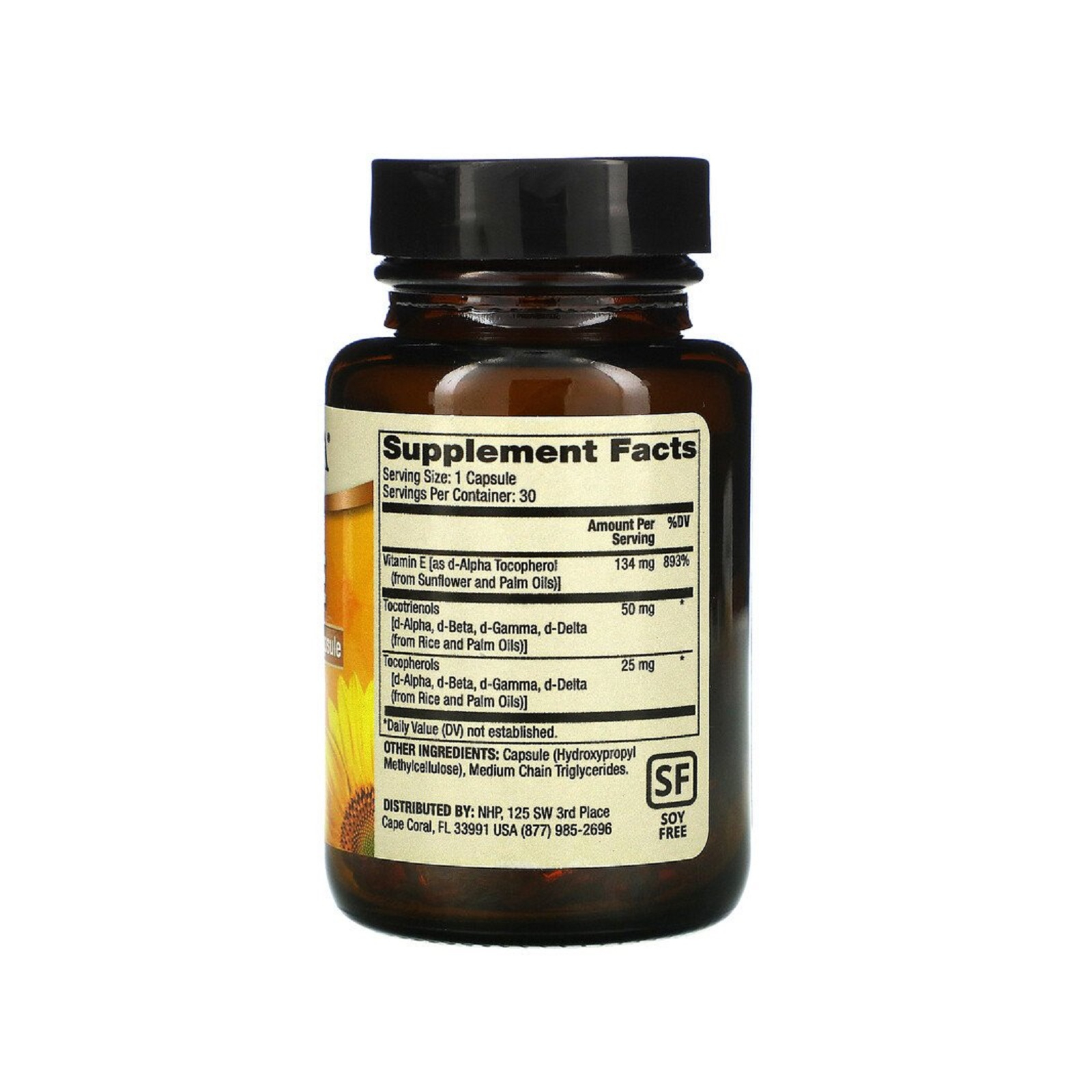 Витамин Dr. Mercola Витамин E, Vitamin E, 30 капсул (MCL-01508) изображение 2