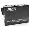 Медиаконвертер RCI 1G, 20km, SC, RJ45, Tx 1310nm standart size metal case (RCI502W-GE-20-A) изображение 2