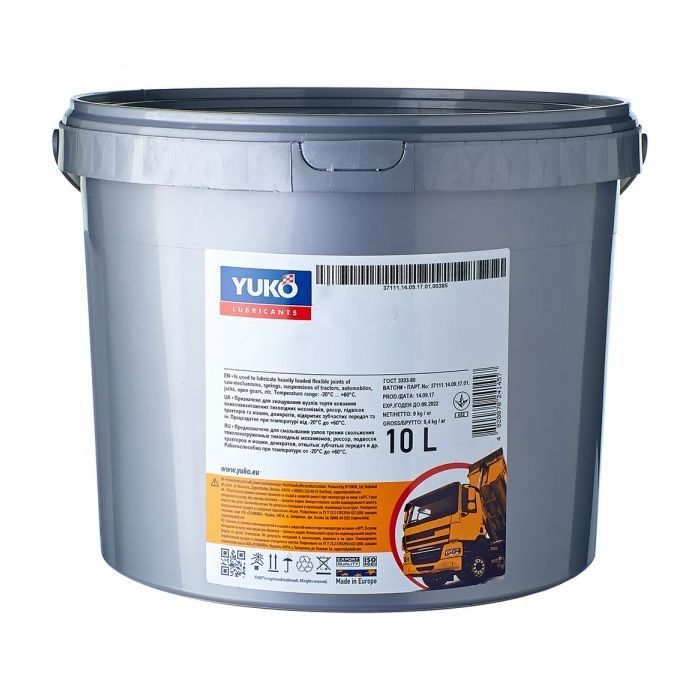 Мастило автомобільне Yuko 158 9кг/10л (4820070245639)
