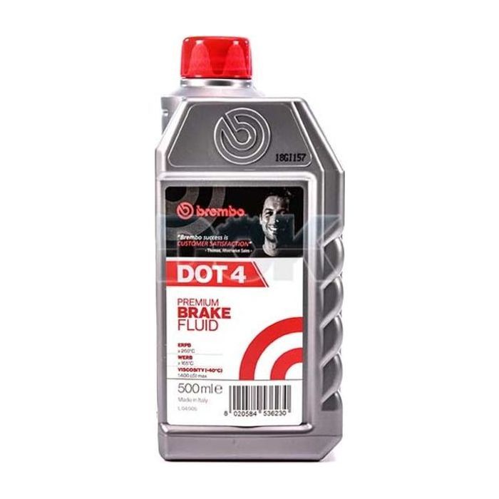 Тормозная жидкость Brembo DOT 4 0.5л (L 04 005)