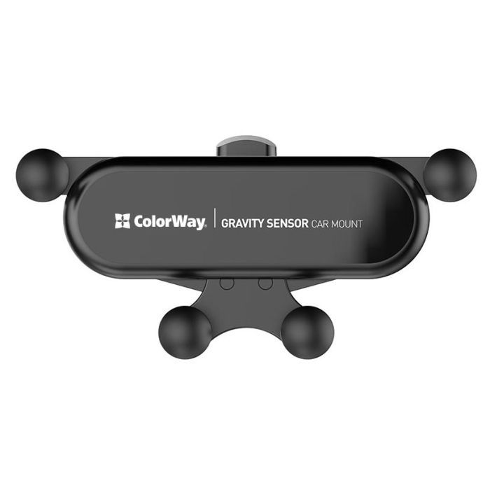 Універсальний автотримач ColorWay Gravity Sensor Holder Black (CW-CHG11-BK) зображення 6