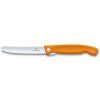 Кухонный нож Victorinox SwissClassic Foldable Paring 11 см Serrated Orange (6.7836.F9B) изображение 3